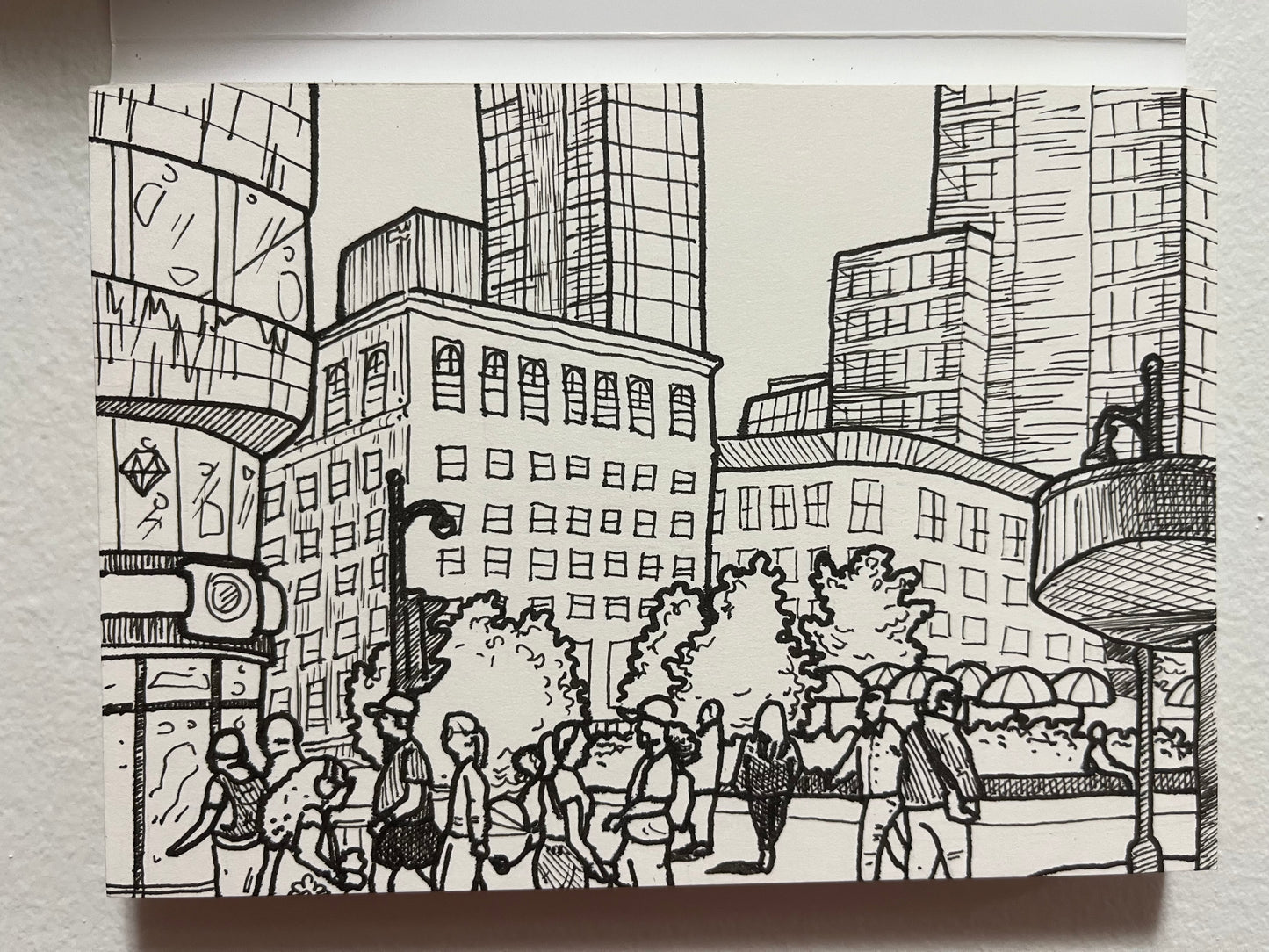 Post Card: Montreal 1 - Saint Catherine St x Aylmer St