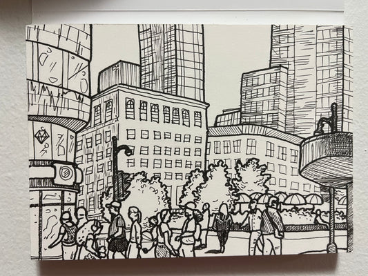 Post Card: Montreal 1 - Saint Catherine St x Aylmer St