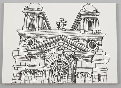 Post Card: Montreal 3 - Ste-Cunégode Church / St Jacques St