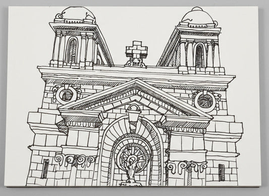 Post Card: Montreal 3 - Ste-Cunégode Church / St Jacques St